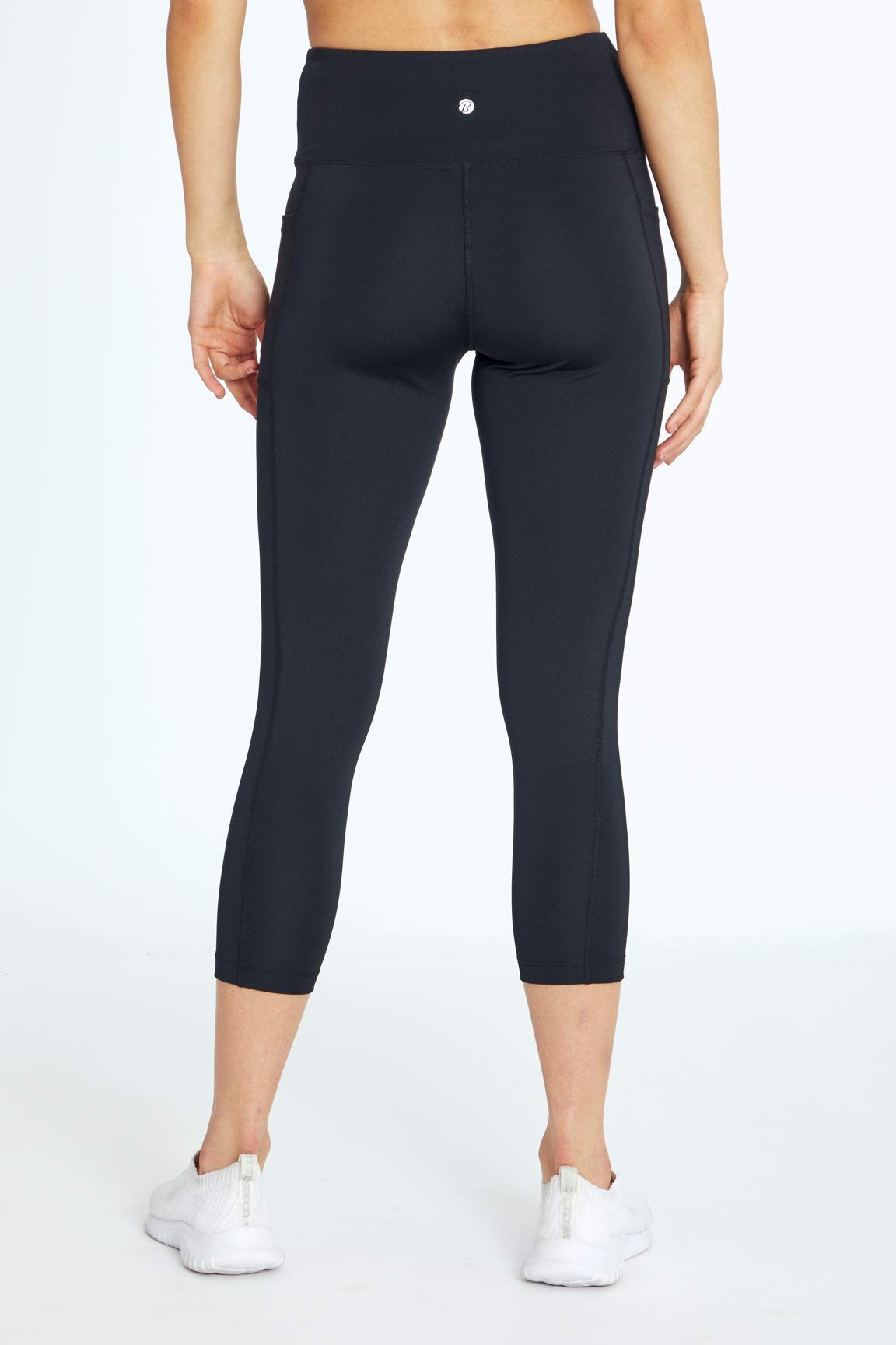 Bally Total Fitness High Rise Pocket Mid-Calf Leggings for Women - Yoga, Running & Workout - Stretchy Comfortable Athletic Pants with Side Pockets