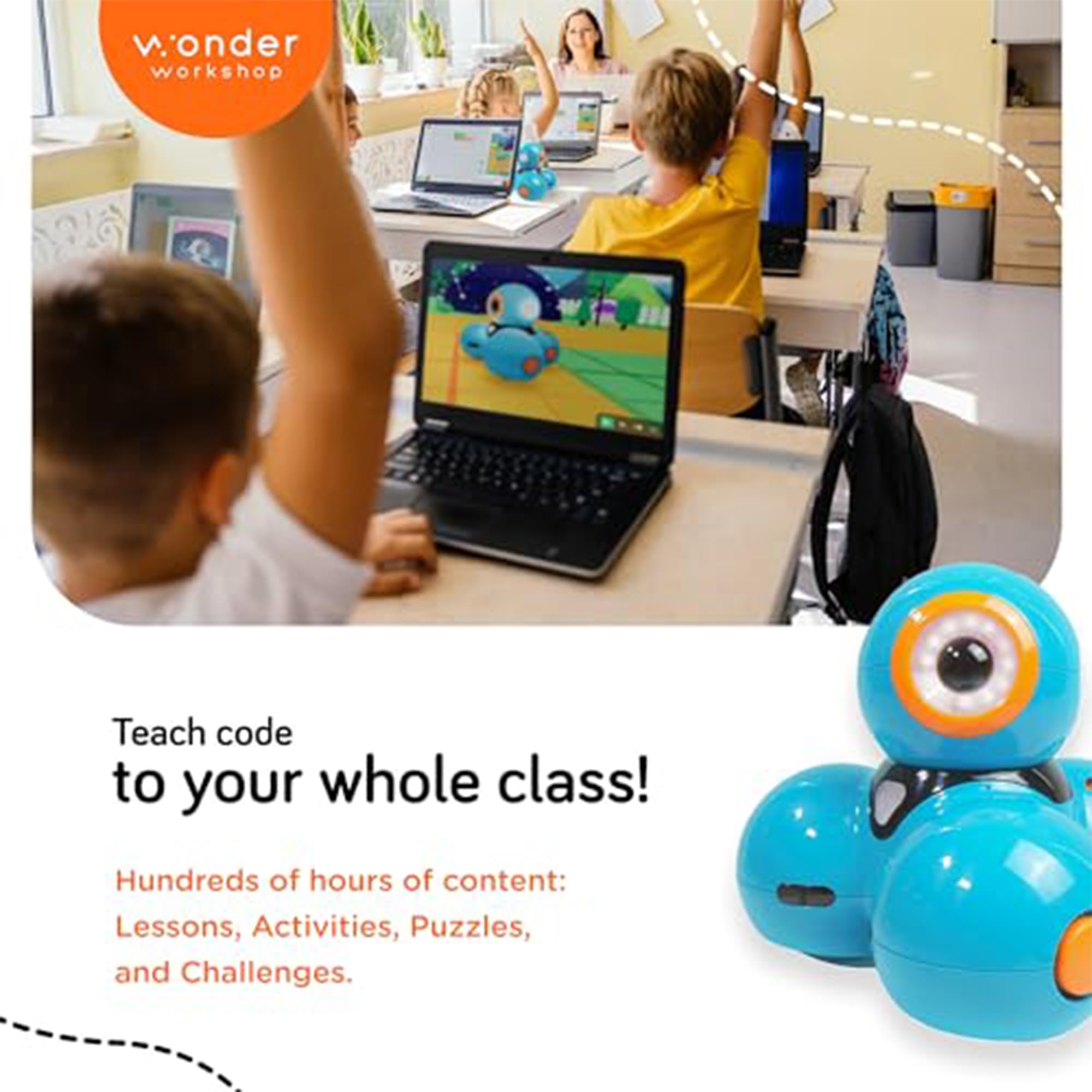 Dash Robot - STEM Coding Robot for Kids Ages 6+ | Voice Activated, Programmable Educational Toy | Learn Coding Through Play for School & Home Learning