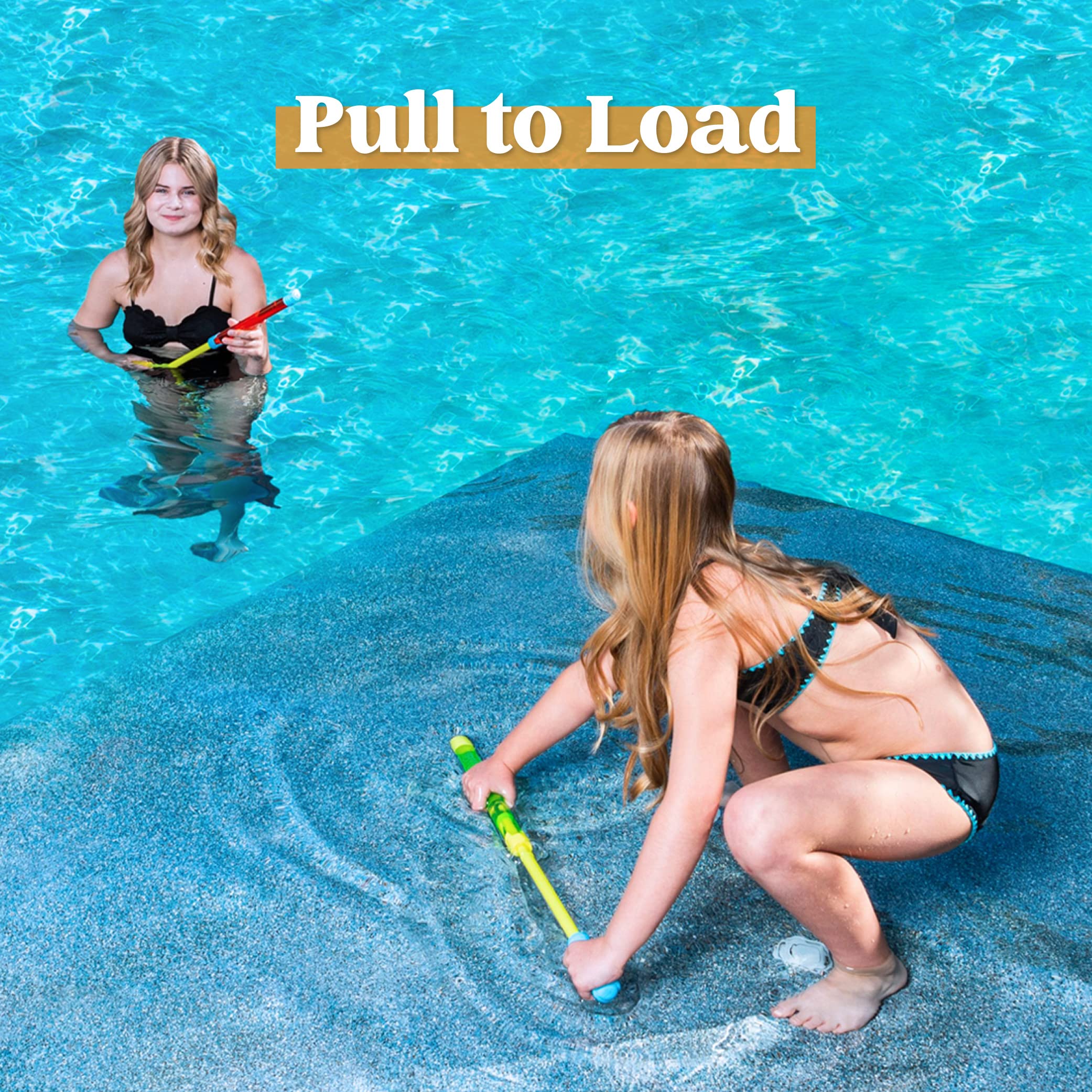 JOYIN 6 Pack Super Blaster Water Guns - 16.5 Inch Large Water Squirt Guns for Kids, Outdoor Summer Pool Beach Toys for Water Fights, Birthday Party Favors and Backyard Fun
