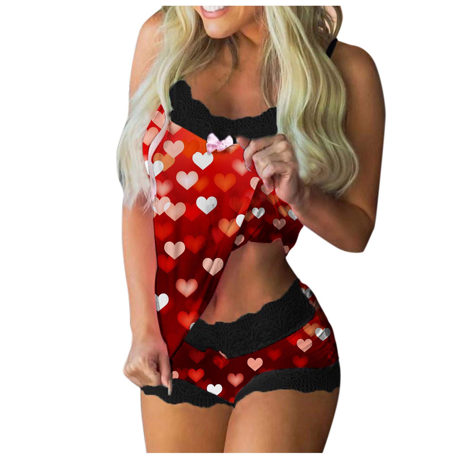 Women's Short Sleeve Pajama Set - Soft 2-Piece Sleepwear & Lounge Pjs for Women | Perfect for Nighttime Comfort, Relaxing at Home, and Gift Giving