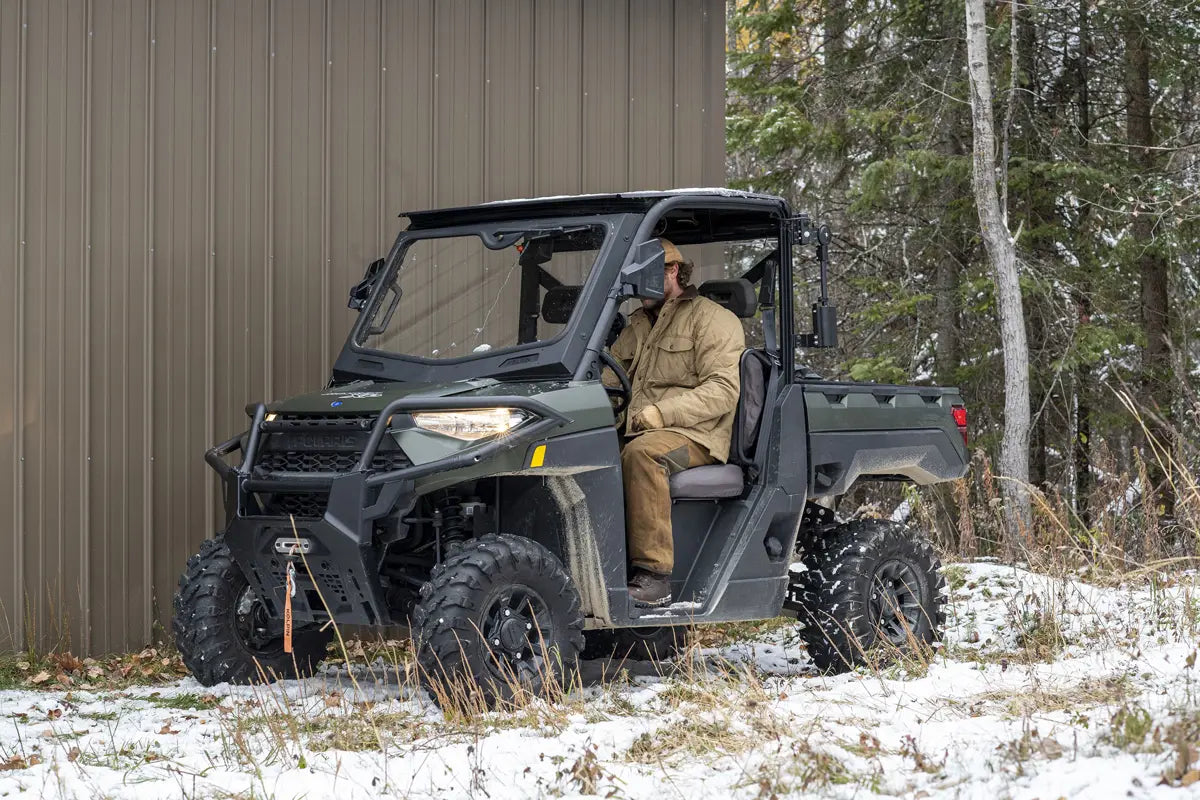 Polaris Ranger XP 900/1000/XP Crew Replacement Windshield Glass - Durable OEM Fit for Off-Road UTV & Side-by-Side Vehicles - Perfect for Trail Riding, Hunting & Farm Work
