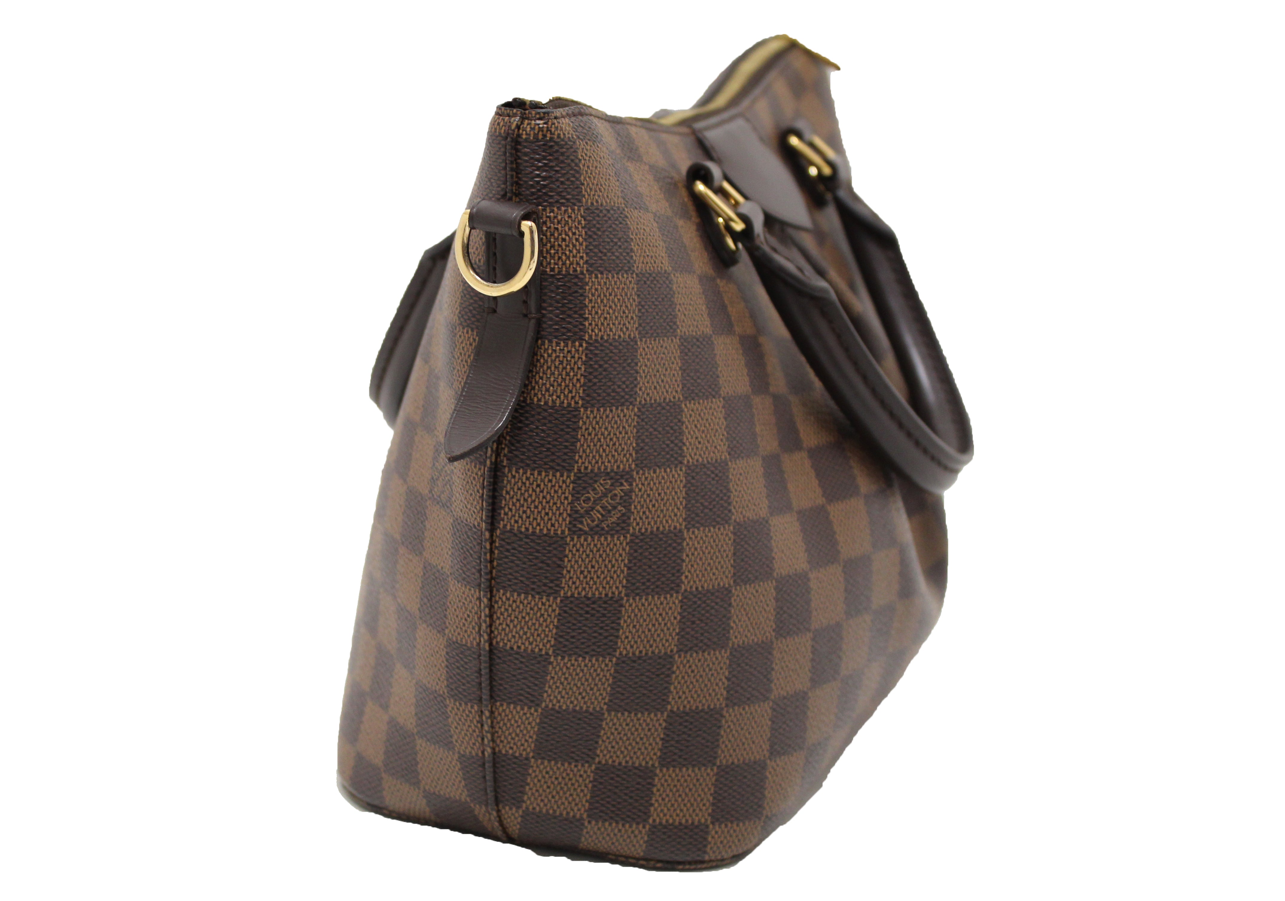 Authentic Louis Vuitton Damier Ebene Siena PM Shoulder Bag - Crossbody Messenger Purse with Adjustable Long Strap for Women | Perfect for Work, Travel & Everyday Use