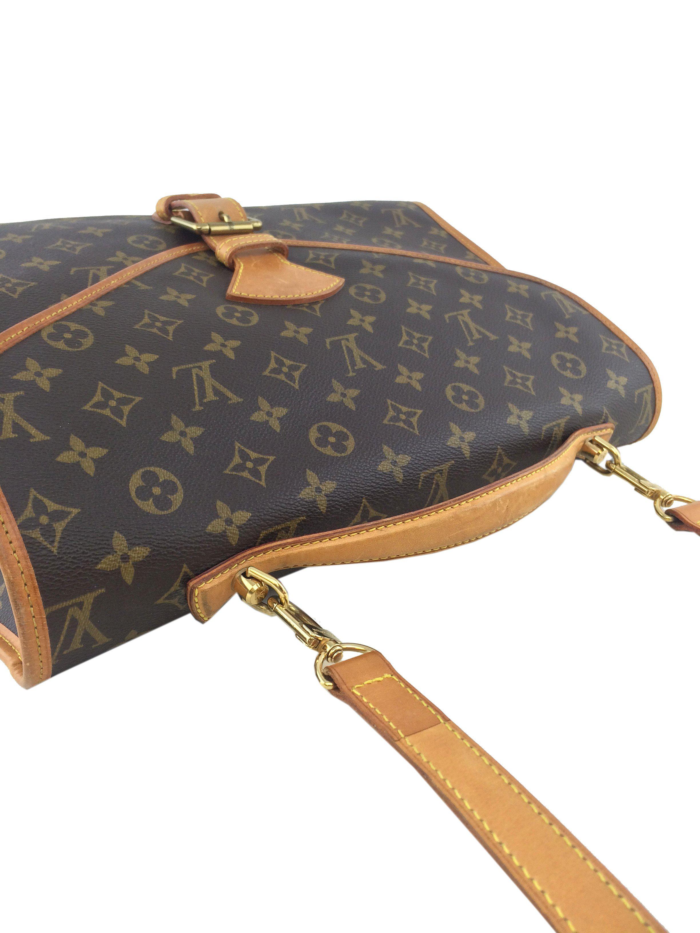 Authentic Louis Vuitton Monogram Canvas Beverly GM Briefcase Bag for Women & Men - Luxury Leather Business Bag for Office, Travel & Professional Work