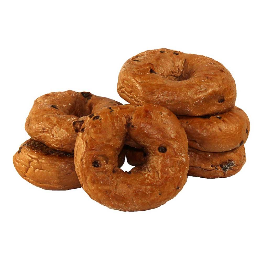 Just Bagels Chocolate Chip Bagels, 4 Ounce (48 Count) - Delicious Breakfast or Snack for Home, Office & Cafes