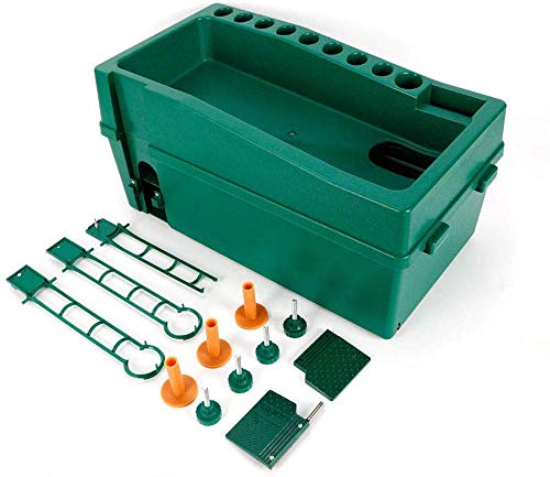 Automatic Golf Ball Dispenser & Tee Up Machine - No Power/No Electricity Required Golf Club Organizer (Green, US Stock) - Perfect for Driving Range, Home Practice & Golf Course Use