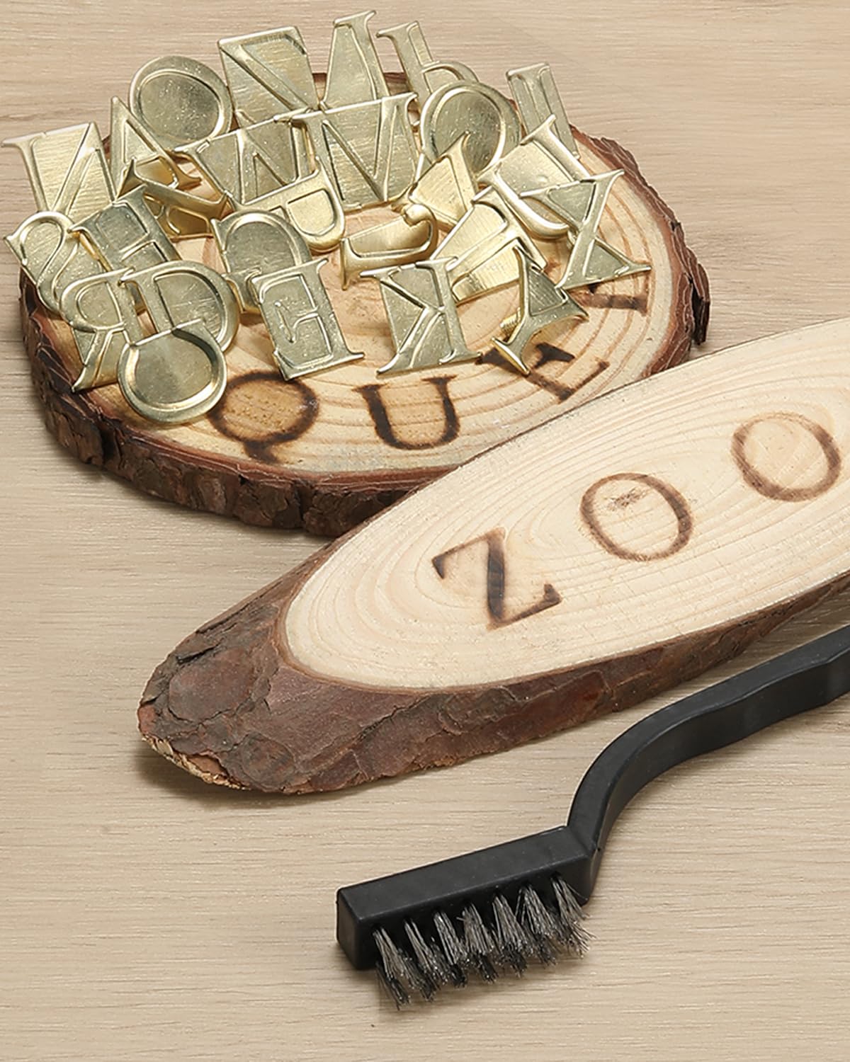 Personalized Wood Burning Alphabet Letter Kit - 26pcs 5/8
