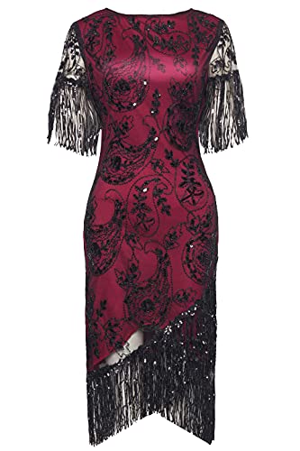 Black and Winered