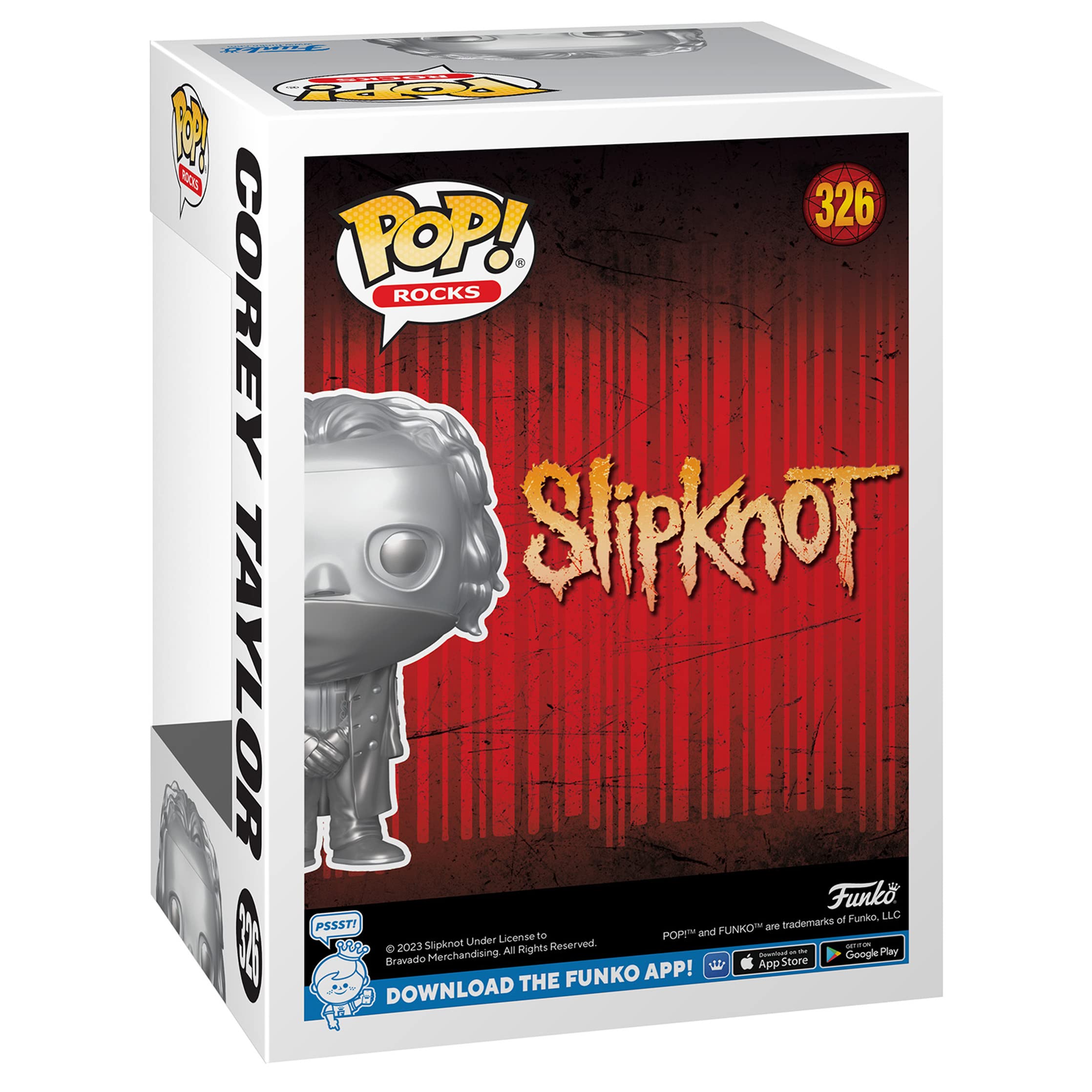 Funko Pop! Slipknot Corey Taylor Limited Edition Exclusive Vinyl Figure - Collectible Music Merchandise for Rock Fans & Home Decor