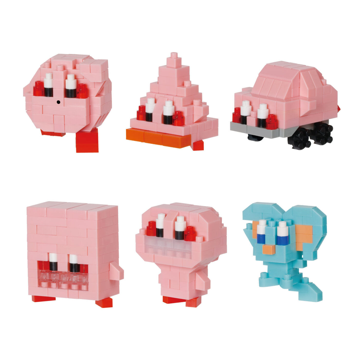 Nanoblock Kirby and the Forgotten Land Mini Building Blocks Set - NBMC 60S - Fun Collectible Toy for Kids & Adults, Perfect for Home Decoration, Office Display, and Gift Giving
