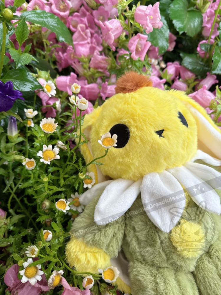 Plushie Dreadfuls Daisy Rabbit Stuffed Animal Toy - Soft Cute Bunny Plush for Kids, Gift, Nursery Decor & Anxiety Relief