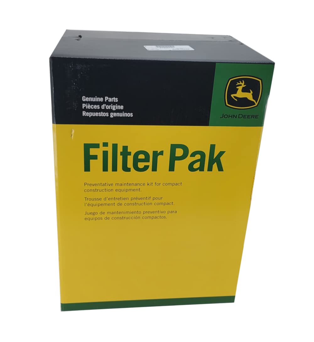 John Deere 320G 324G 325G Tractor Oil Filter Kit - Genuine OEM AT535113 Replacement for Hydraulic & Engine Protection | Heavy-Duty Construction & Farming Equipment Maintenance