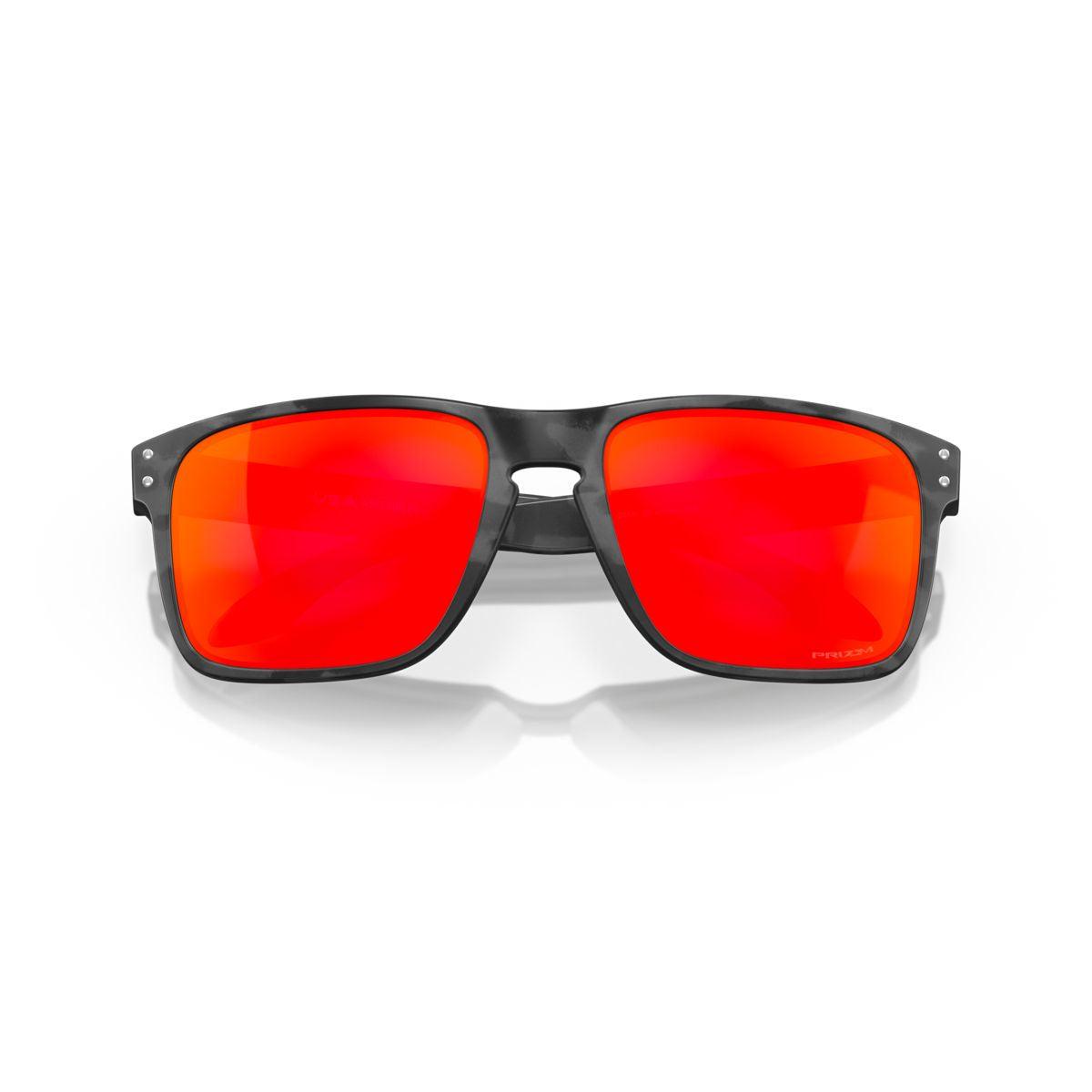 Oakley Holbrook XL Sunglasses Matte Black Camo Frame with Prizm Ruby Lenses - 0OO9417 941729 - Perfect for Outdoor Sports, Running & Driving