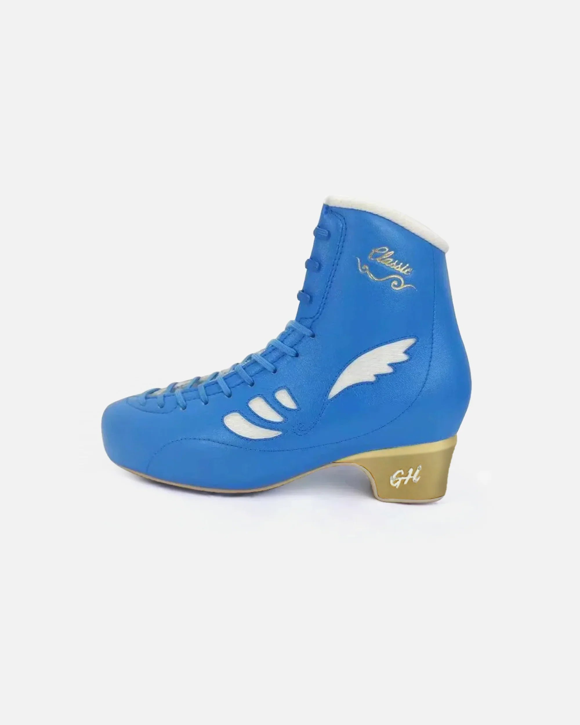 GH Classic Quad Roller Skates for Women & Men - Premium Boot Only for Indoor & Outdoor Skating, Rink, Fitness & Retro Style