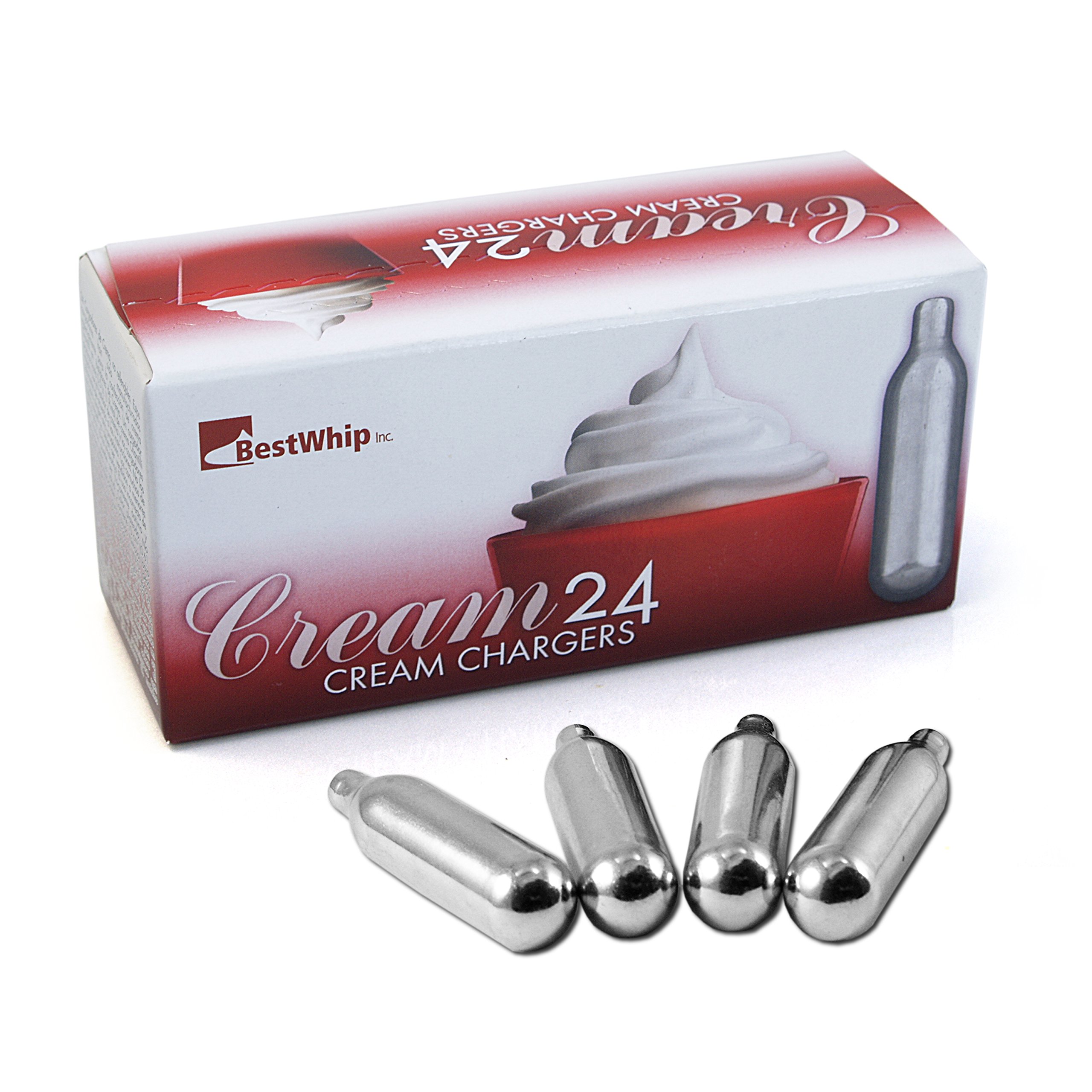 Premium N2O Whipped Cream Chargers - 240 Count - Food Grade Nitrous Oxide Cartridges for Professional & Home Use - Perfect for Desserts, Coffee, Cocktails & Baking