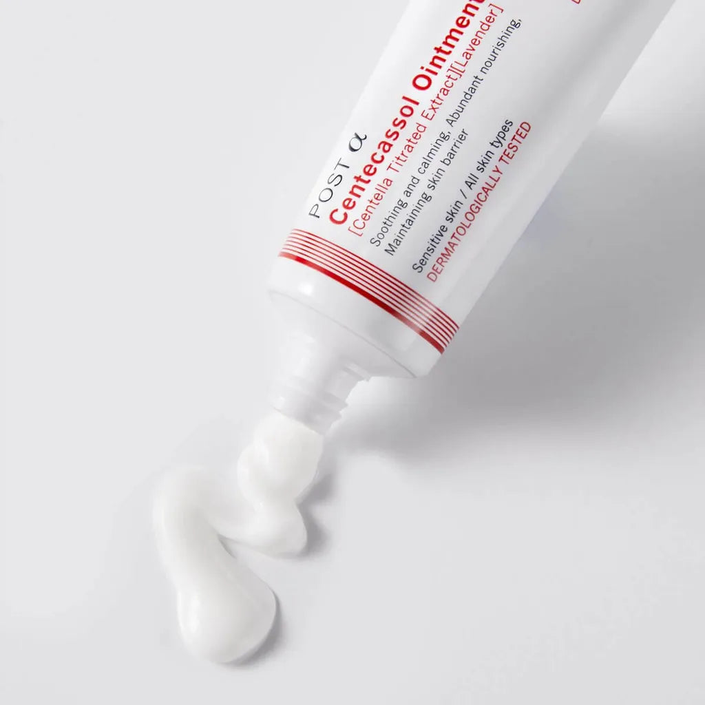 Cell Fusion C Post Alpha Centecassol Ointment 40ml - Korean Skin Repair Cream for Acne Scars & Dark Spots - Perfect for Post-Treatment Care & Nighttime Skin Recovery