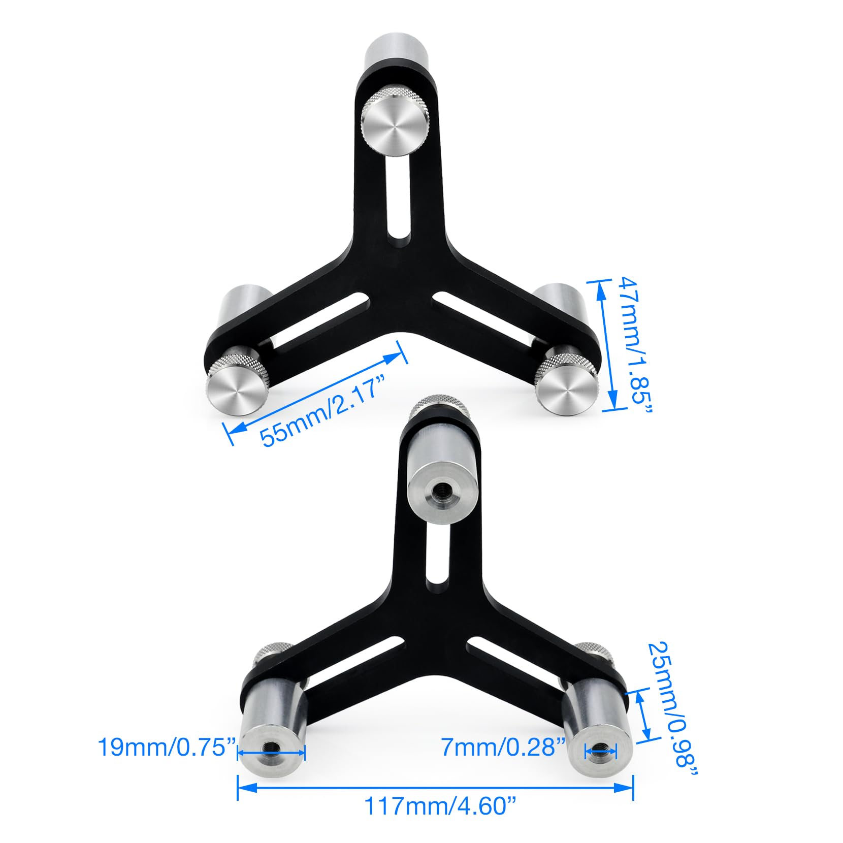 Universal Piston Ring Squaring Tool for 2-5 Inch Bores - 7075 Billet Aluminum Engine Piston Ring End Gap Fitting Tool - Perfect for Automotive Repair, Engine Rebuilding & DIY Mechanics
