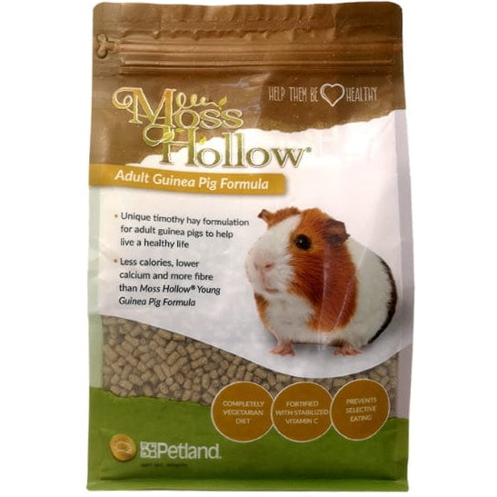 Premium Moss Hollow Adult Guinea Pig Extrusion Food - High Fiber & Nutrient-Rich Diet for Healthy Digestion | Perfect for Daily Feeding & Small Pet Nutrition