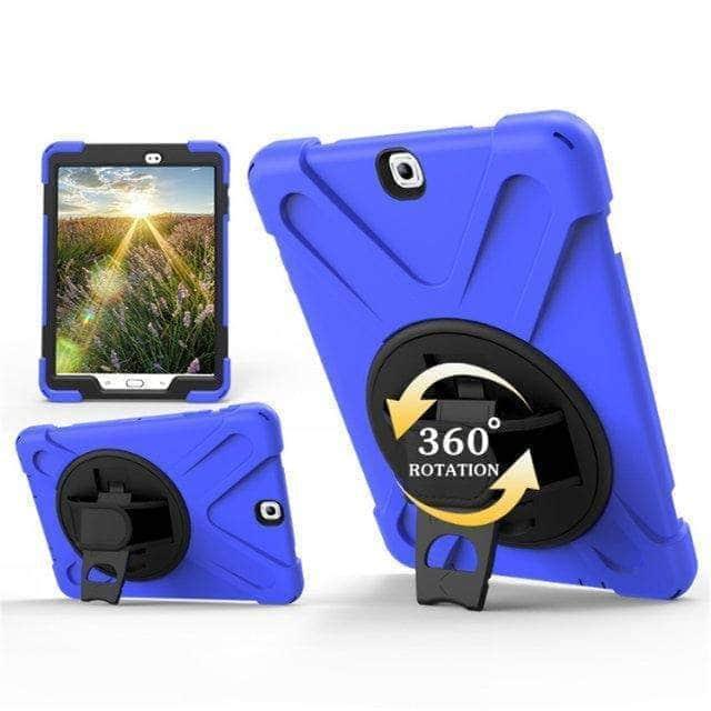 Samsung Galaxy Tab S2 9.7 Case - 360° Rotating Swivel Hand Strap Cover for SM-T810/T811/T813/T815/T819 Models - Perfect for Work, Travel & Home Use
