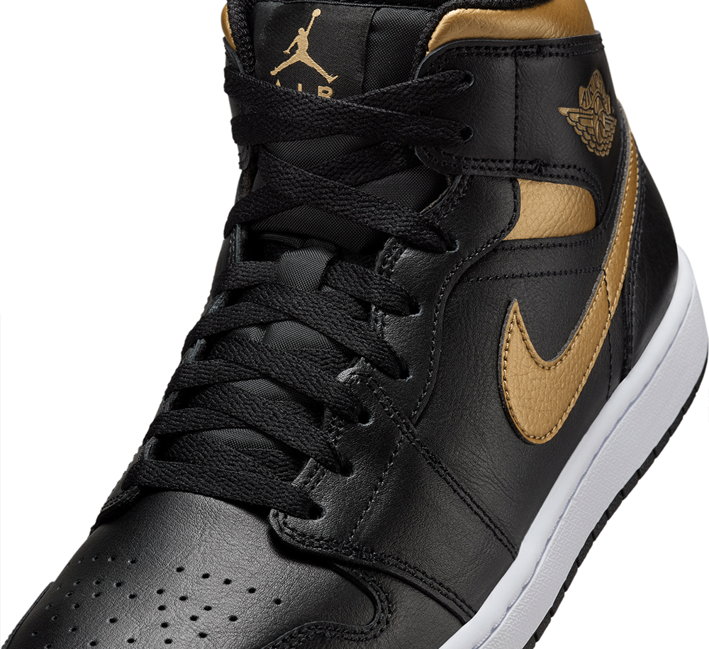 Air Jordan 1 Mid Basketball Shoes for Men - Retro Style Sneakers with Cushioned Comfort - Perfect for Streetwear, Casual Wear & Basketball Games