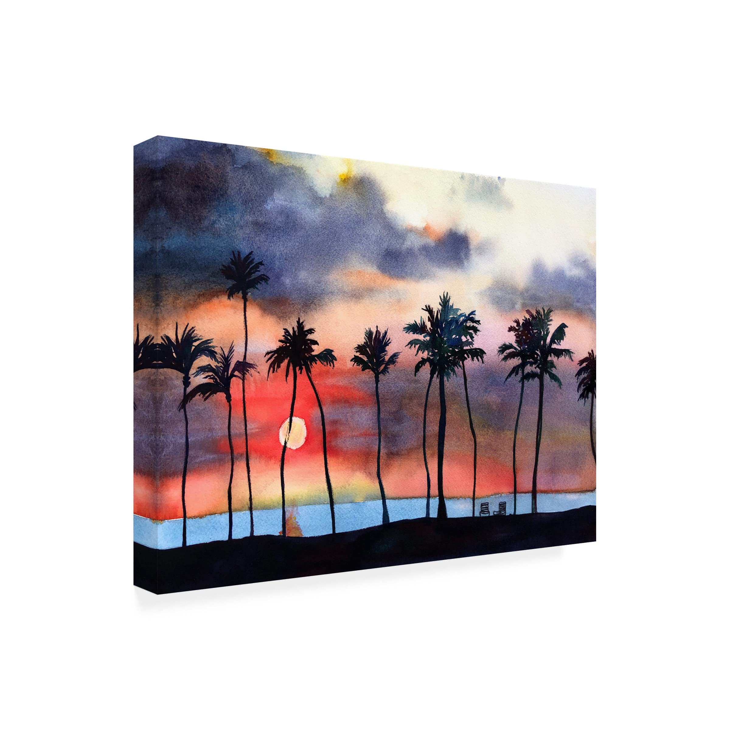 Paul McCreery 'Night Sky V' Canvas Wall Art Print - Modern Home Decor for Living Room, Bedroom & Office - Trademark Fine Art Collection