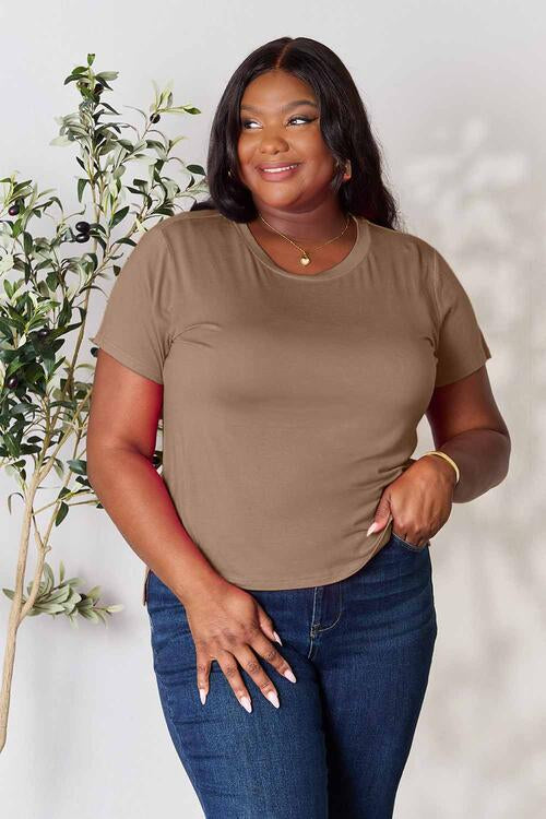 Round Neck Short Sleeve T-Shirt for Men & Women - Comfortable Cotton Casual Tee for Everyday Wear, Gym, and Outings
