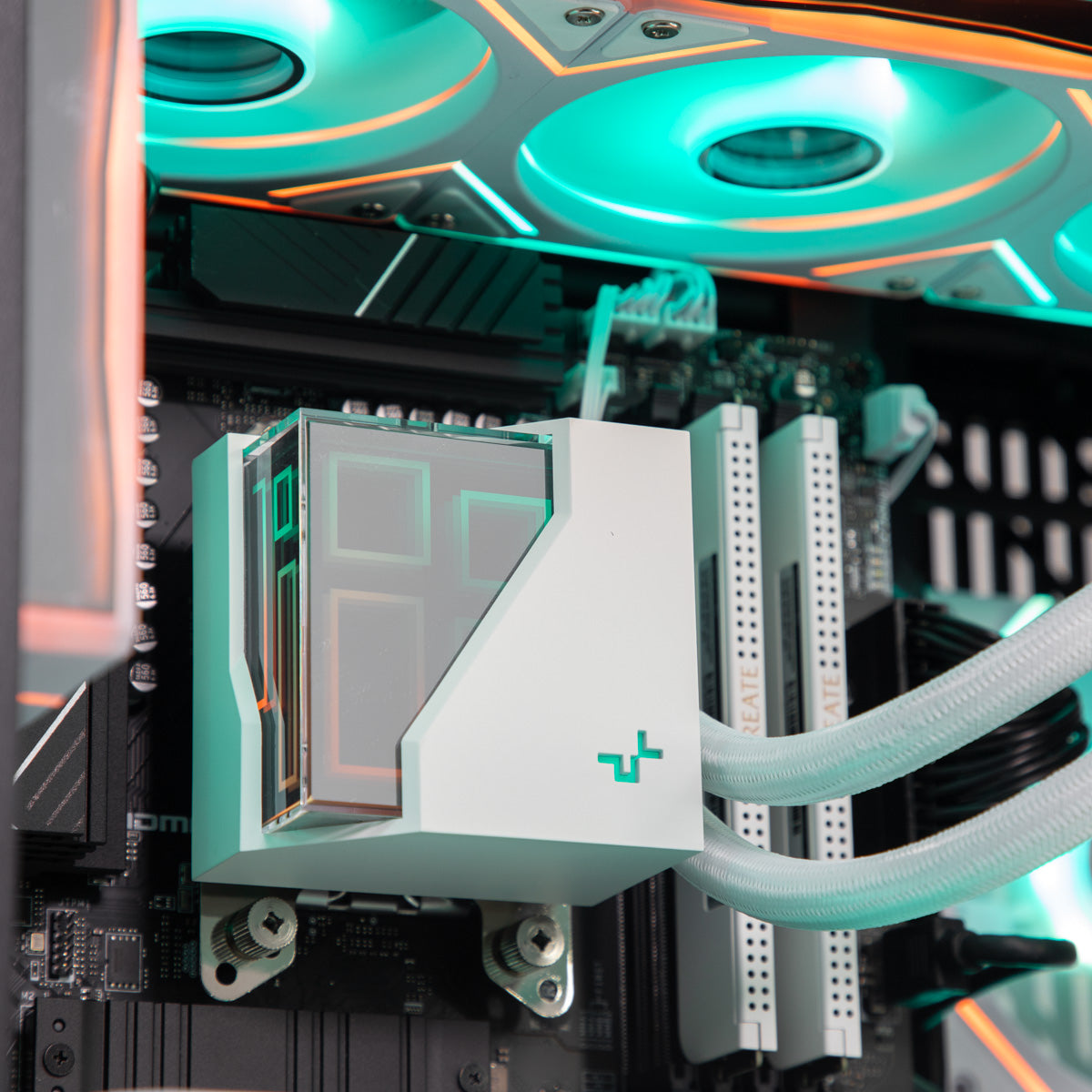 Abyssal AMP RTX 4080 SUPER Gaming PC with Ryzen 7 7800X3D - High Performance Desktop Computer for 4K Gaming, VR, Streaming & Content Creation