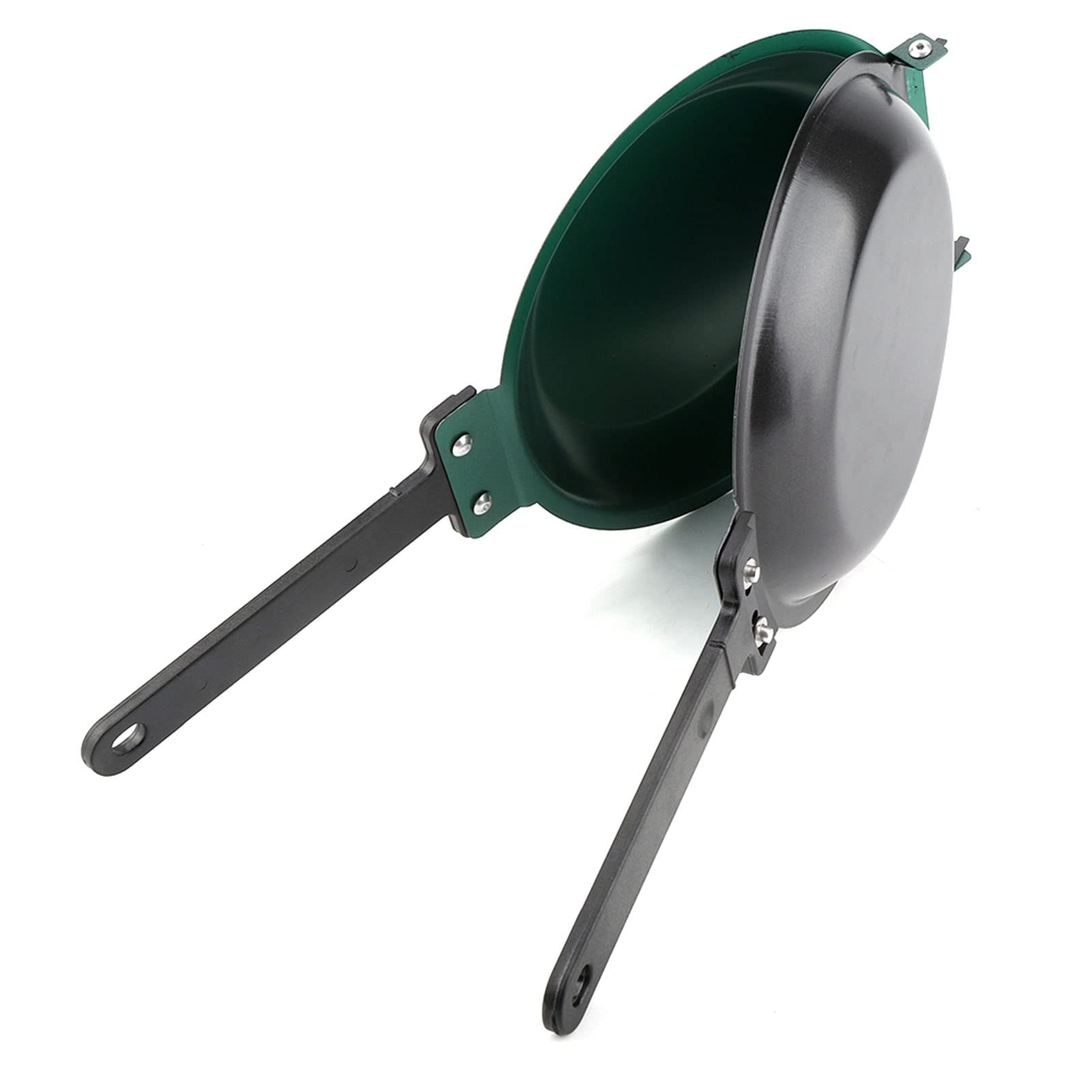 Haofy Non-Stick Double Sided Frying Pan - Flip & Fold Omelette Maker Skillet for Perfect Pancakes, Eggs & Crepes | Ideal for Breakfast Cooking & Camping | Household Kitchen Cookware
