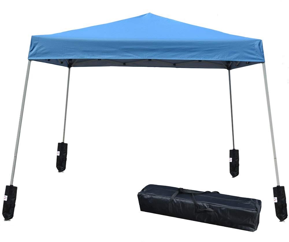 Impact Canopy 283010203 Slant Leg Weight Bags - Heavy Duty Blue Canopy Weights for Outdoor Events, Parties & Market Stalls - Secure Your Tent in Windy Conditions