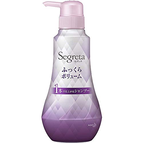 Segreta Kao Plump Volume Finish Shampoo for Thick & Voluminous Hair - 360ml | Daily Hair Care for Fine & Flat Hair | Adds Body & Shine for Salon-Quality Results at Home