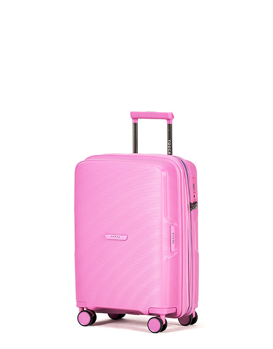 Tosca TCA510 Bel Air 20-Inch Small Cabin Spinner Hard Suitcase - Pink & Purple | Lightweight Carry-On Luggage for Women, Business Travel & Weekend Getaways