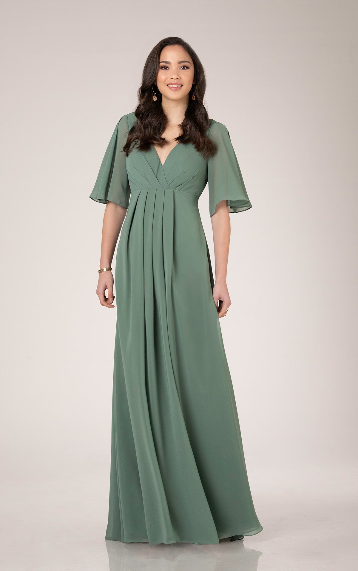 Elegant Estella Chiffon Blouse - Lightweight & Flowy Women's Top for Casual Wear & Summer Outfits