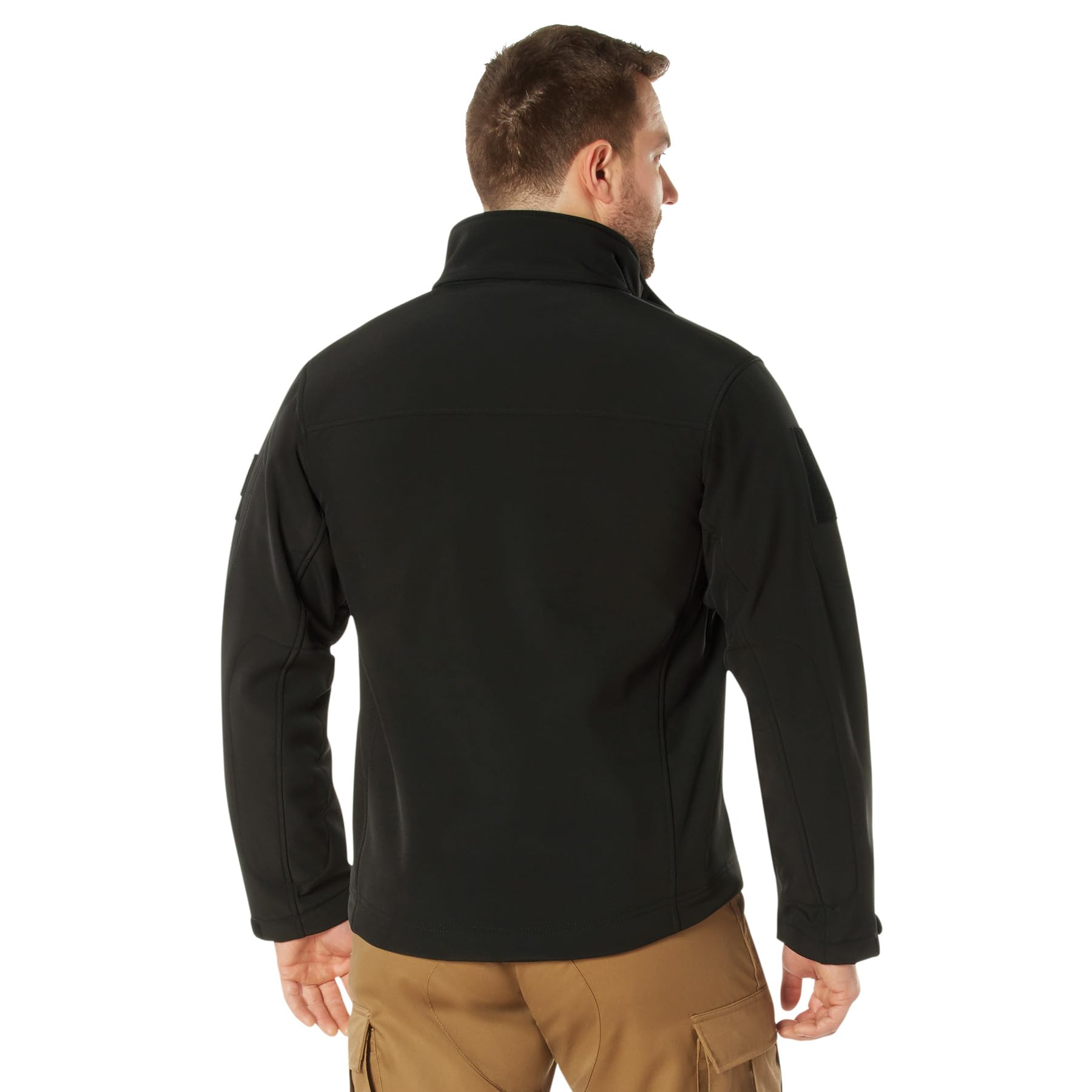 Rothco Covert Ops Lightweight Soft Shell Jacket for Men - Water Resistant, Windproof Outdoor Jacket for Hiking, Camping & Tactical Use