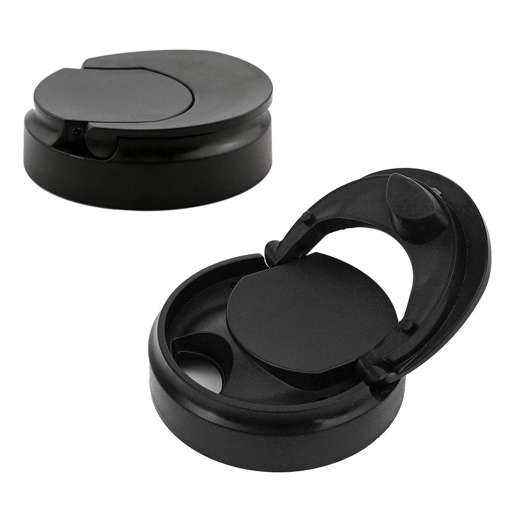 Anbige 2-Pack Flip Top Replacement Lids for Magic Bullet MB1001 Blender Jars, Mugs & Cups - Leak-Proof Travel Lids for Smoothies, Coffee & On-the-Go Drinks