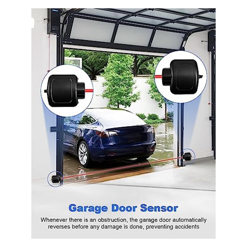 TAMOSH Garage Door Opener Sensor - Replacement Accessories for LSO50 LDO33 LDO50 Models | Compatible with Garage Door Openers | DIY Home Security & Smart Garage Upgrade