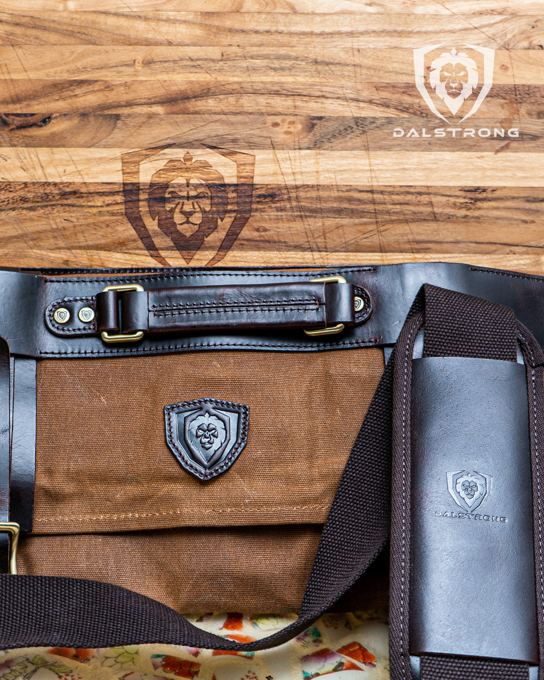 Dalstrong Nomad Series XL Knife Roll - Premium Chef Knife Storage Case for Professional & Home Cooks - Perfect for Travel, Culinary School & Kitchen Organization