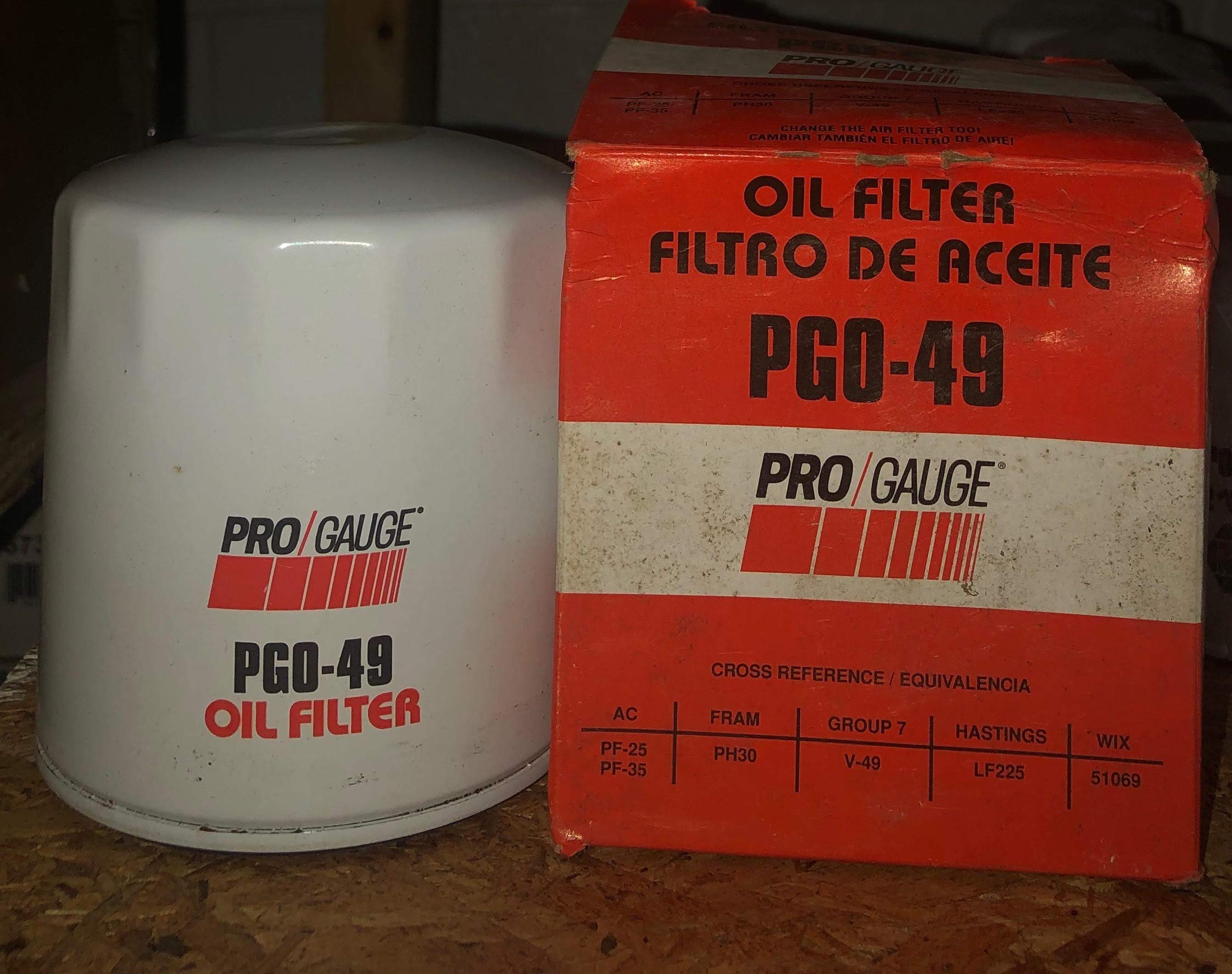 PGO-49 High Performance Oil Filter - Pack of 1 | Compatible with Most Vehicles | Perfect for Routine Maintenance & Engine Protection