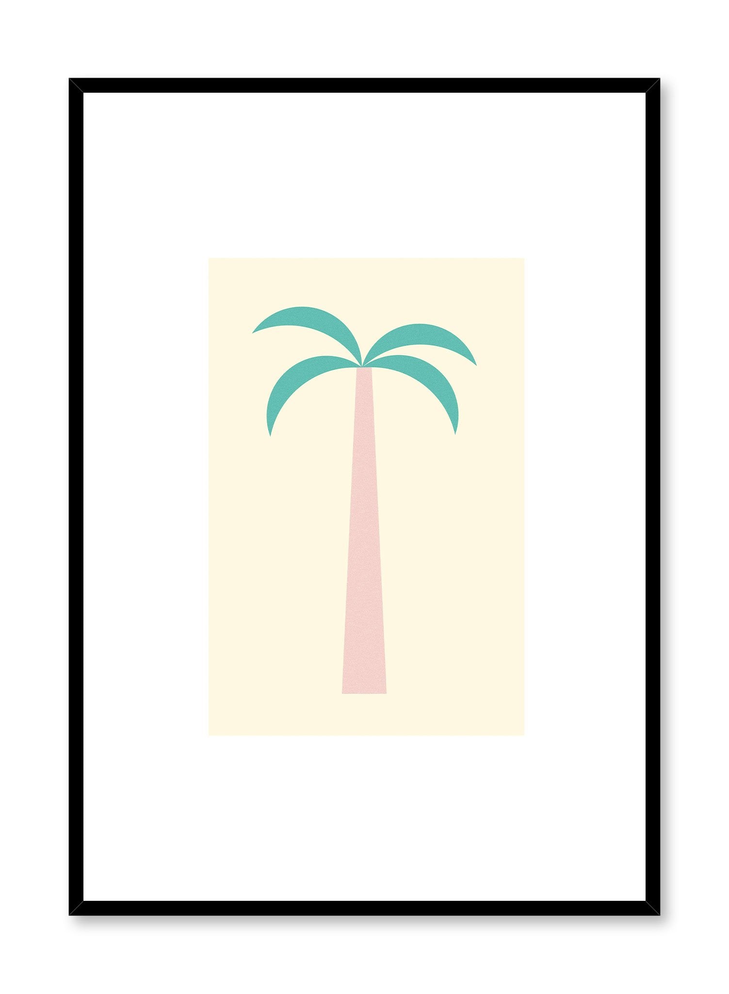 Baby Palm Poster - Nursery Wall Decor, Kids Room Art Print, Tropical Plant Illustration - Perfect for Baby Showers, Children's Bedrooms & Playrooms