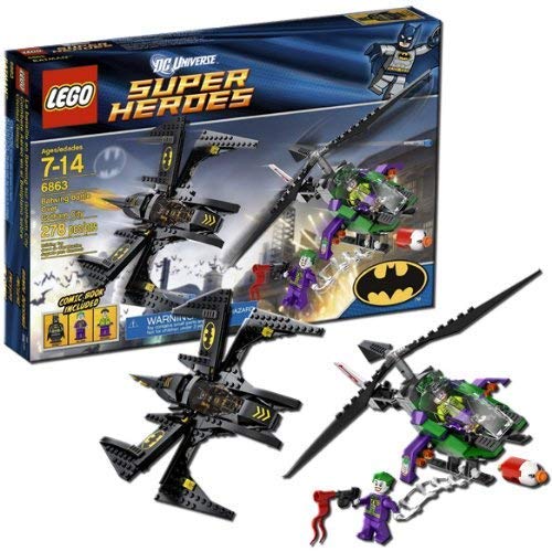 LEGO Super Heroes Batwing Battle Over Gotham City Building Set 6863 | Batman Toy for Kids & Collectors | Creative Play & Display for Superhero Fans