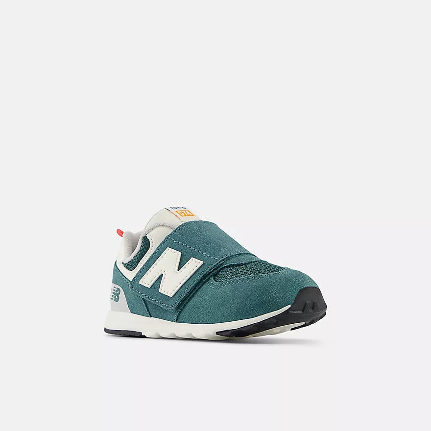 New Balance 574 Spruce Hook & Loop Toddler Sneakers - Lightweight & Comfortable for Kids' Daily Wear, Playtime & Outdoor Activities