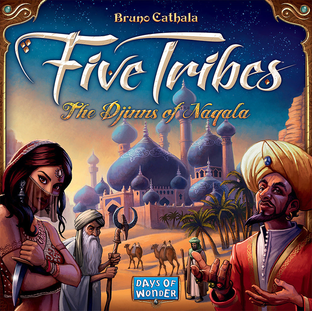 Five Tribes: The Djinns of Naqala Board Game - Strategy Game for Adults & Families - Perfect for Game Nights & Family Gatherings
