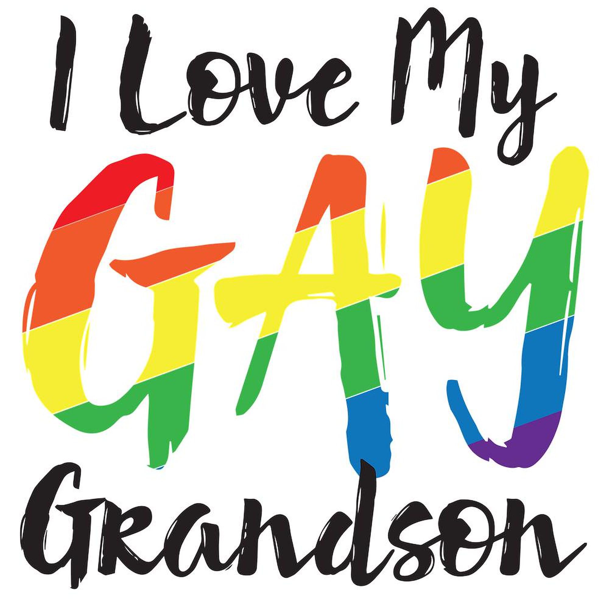 I Love My Gay Grandson Mug - 11 oz (325 ml) Ceramic Coffee Cup - Perfect for Grandparents, Pride Celebrations & LGBTQ+ Support Gifts