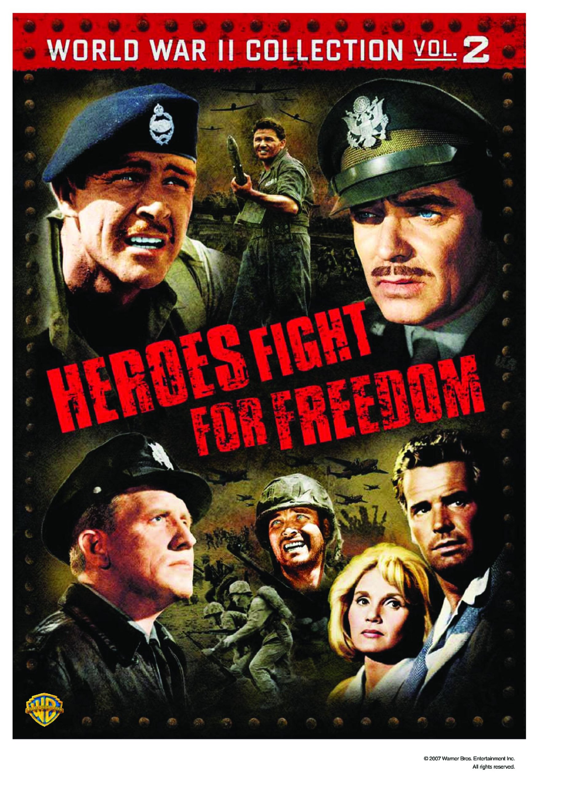 World War II Movie Collection Vol. 2 - Heroic Battles for Freedom (36 Hours, Air Force, Command Decision, Hell to Eternity, The Hill, Thirty Seconds Over Tokyo) - WWII Films for History Buffs & Military Enthusiasts