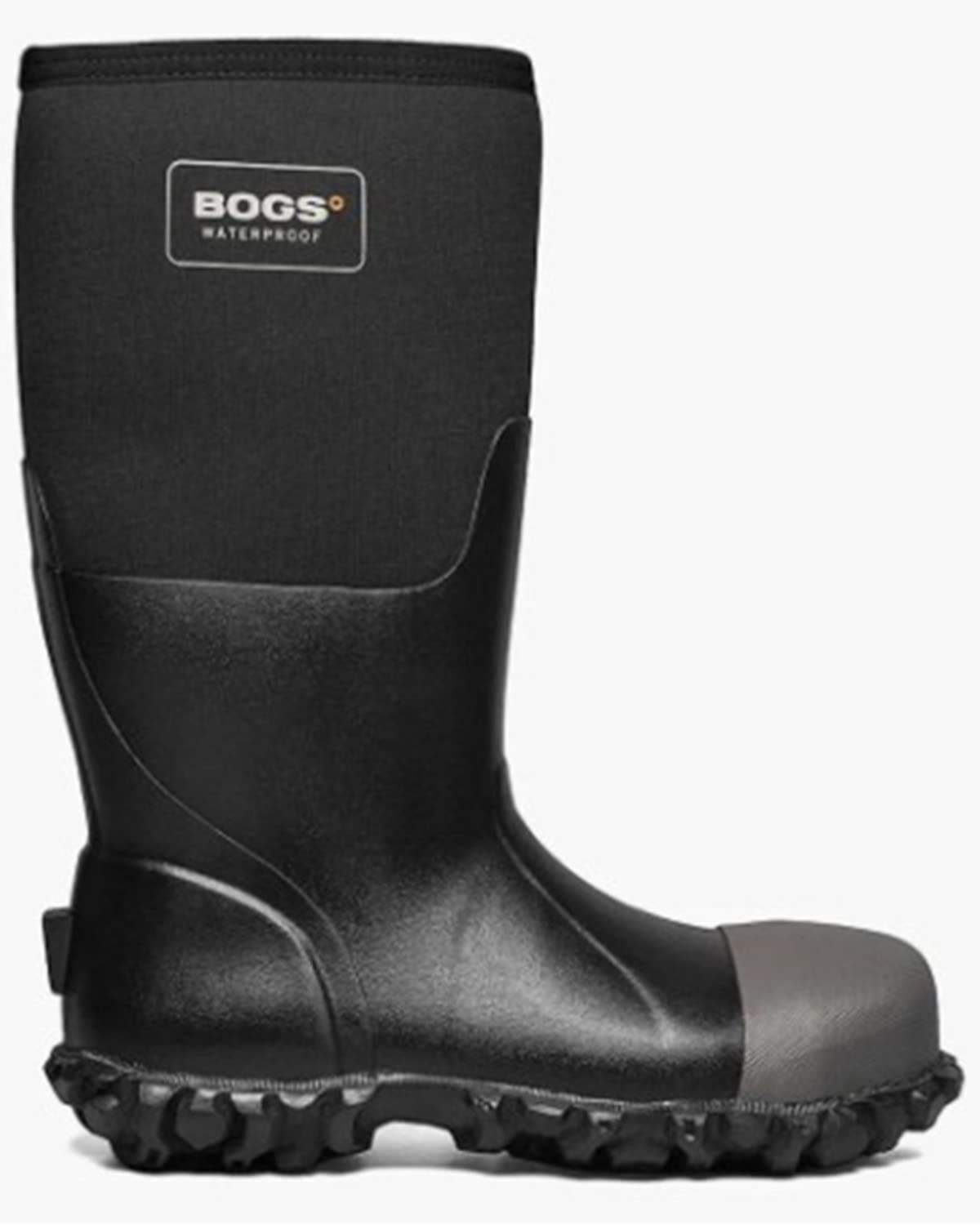 BOGS Men's Mesa Steel Toe Waterproof Work Boots - Slip Resistant Safety Shoes for Construction, Hiking & Outdoor Work