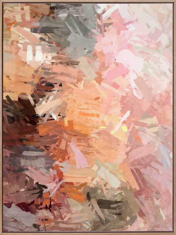 Expressive Pink Canvas Art Print - Modern Wall Decor for Living Room, Bedroom & Office - Perfect Gift for Home & Office Decor