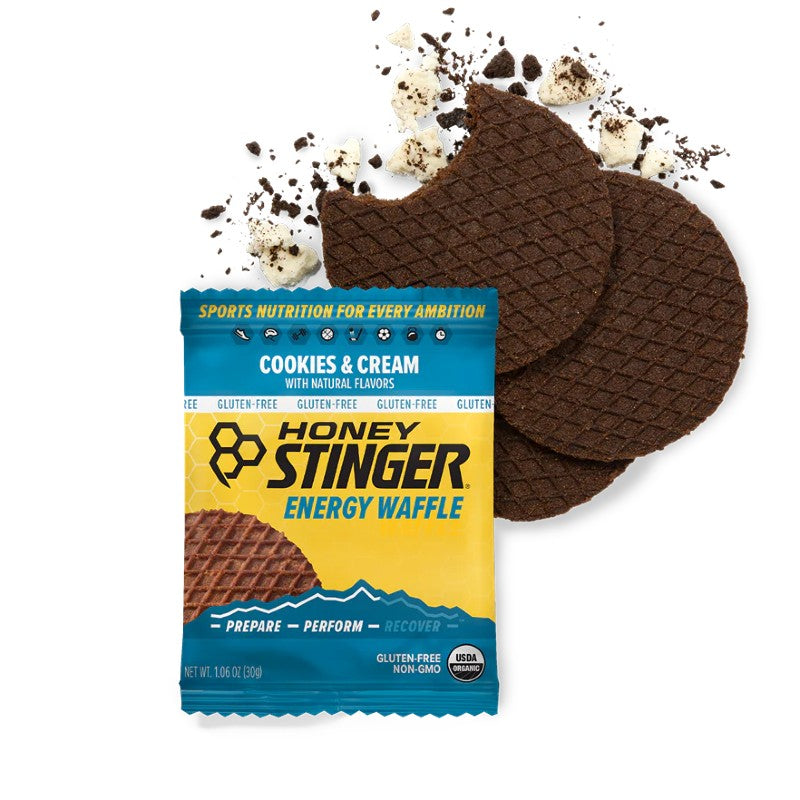 Honey Stinger Organic Waffles - Energy Snack for Athletes & Hikers - Perfect Pre-Workout & Post-Workout Fuel for Running, Cycling & Outdoor Activities