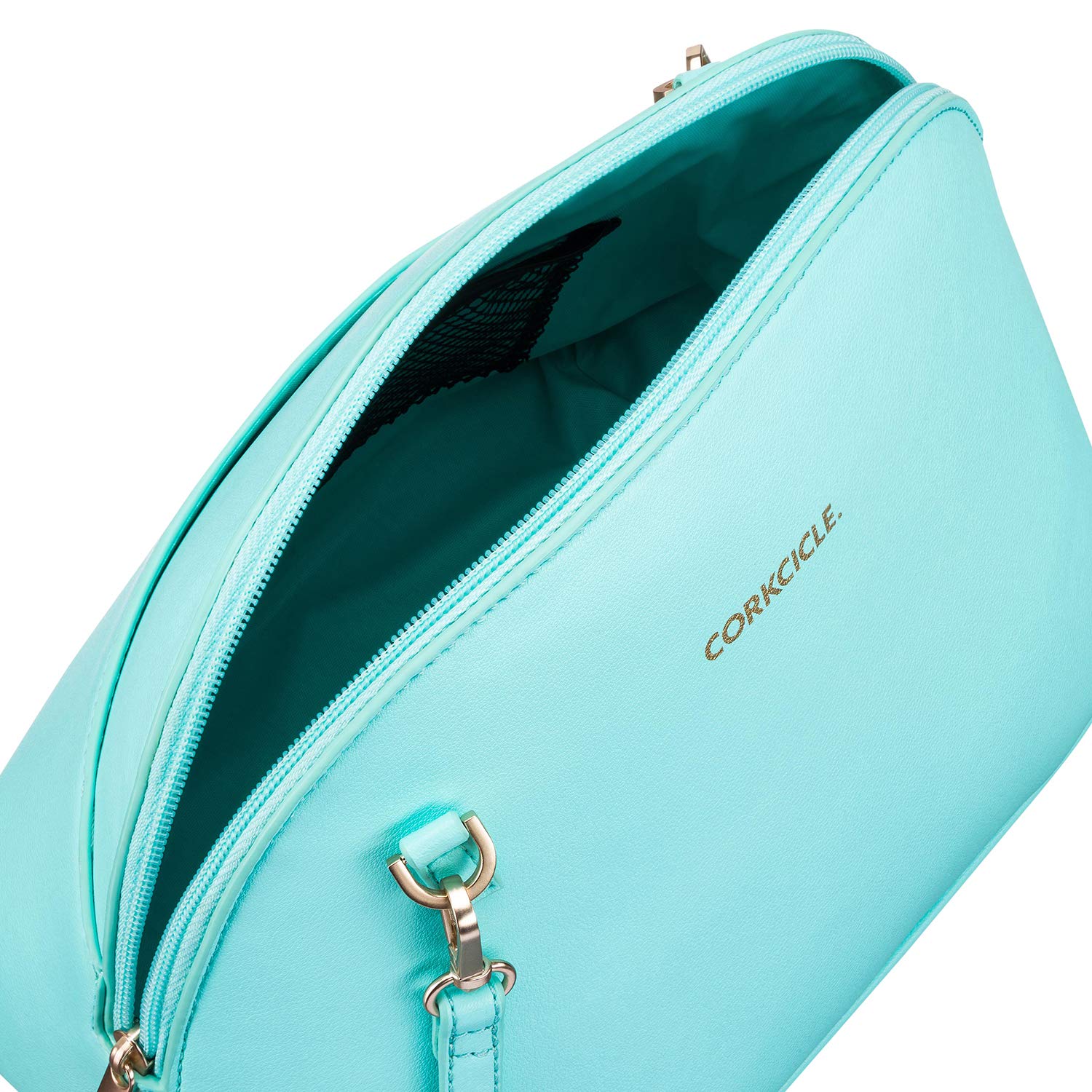 Corkcicle Insulated Cooler Crossbody Bag - Adair Style in Turquoise for Picnics, Beach Trips & Outdoor Adventures