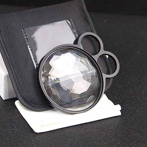 6 PCS 77mm Kaleidoscope Prism Lens Filter - Colorful Multi-Subject Photography Effect for DSLR Cameras - Perfect for Creative Portraits, Product Shots & Light Refraction Experiments