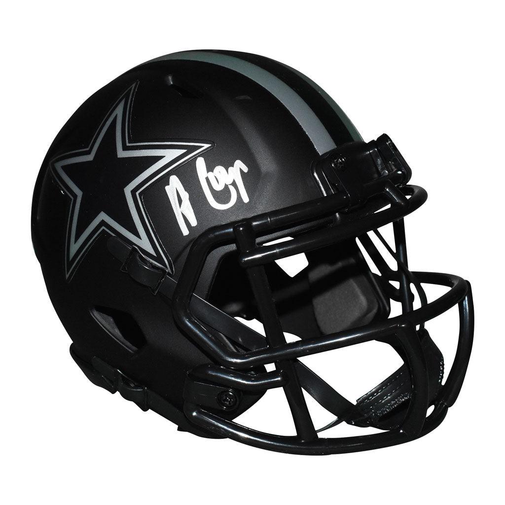 Amari Cooper Autographed Dallas Cowboys Eclipse Speed Mini Football Helmet with Silver Ink - JSA Certified Collectible for Sports Memorabilia Displays & Fan Cave Decor