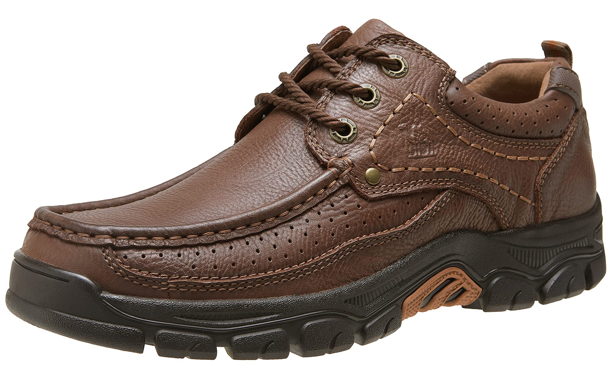 CAMEL CROWN Men's Comfortable Casual Loafers - Breathable Oxford Walking Shoes for Work, Dress & Travel - Slip Resistant Lace Up Shoes for Business & Outdoor Activities