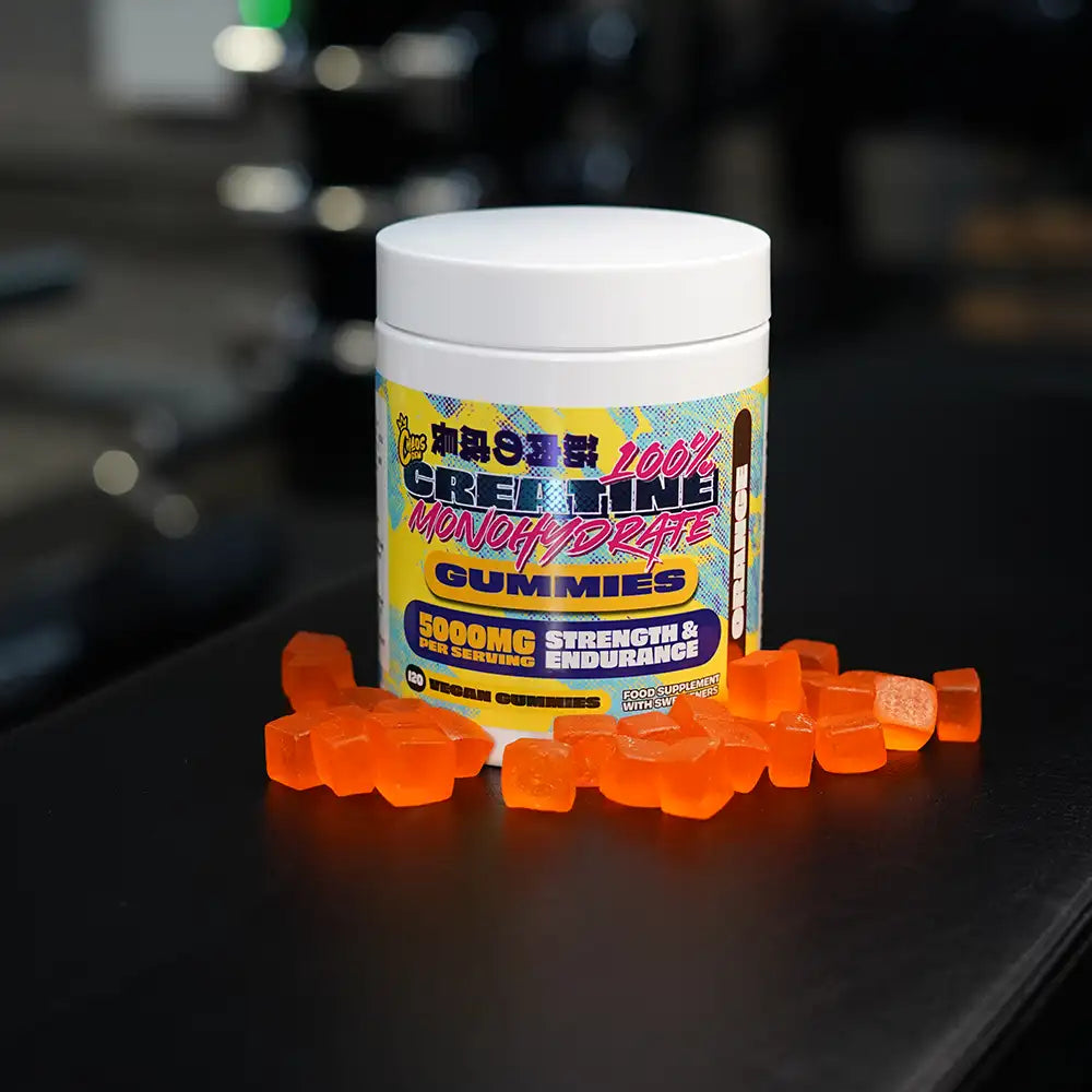 Chaos Crew Creatine Gummies - 120 Count | Muscle Recovery & Strength Booster | Pre-Workout & Post-Workout Supplement for Athletes & Fitness Enthusiasts